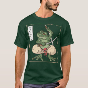 Japanese Samurai Frog Tattoo  T-Shirt