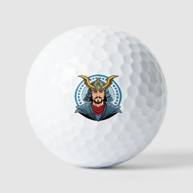 Japanese samurai golf balls (Front)