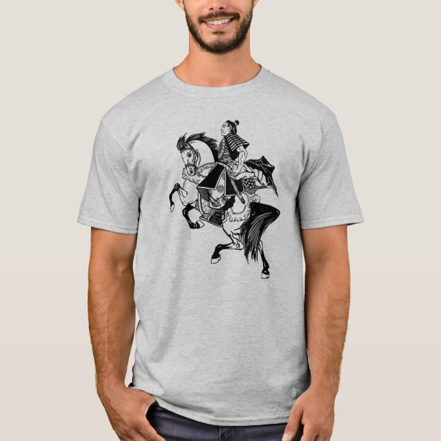 Japanese samurai horseman T-Shirt (Front)