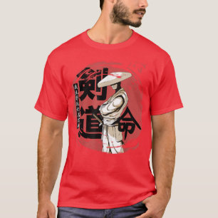 Japanese Samurai Kendo Martial Arts Ronin Aestheti T-Shirt