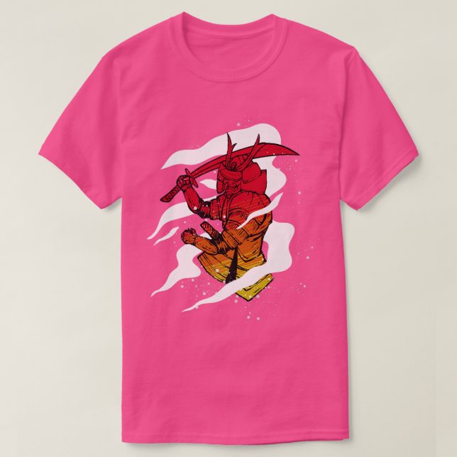 Japanese Samurai Martial Arts  T-Shirt (Design Front)