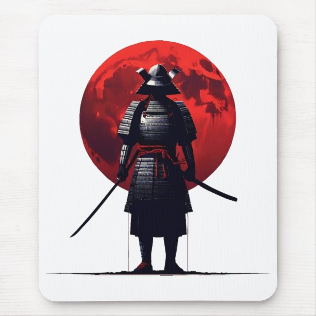 Japanese Samurai Mouse Mat (Front)