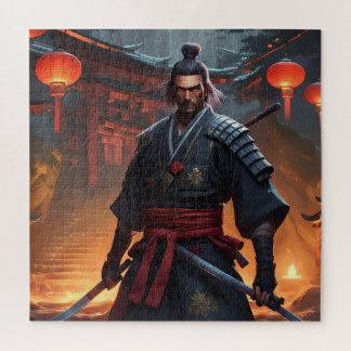 Japanese Samurai ready for war Jigsaw Puzzle
