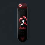 Japanese  Samurai skateboard with name<br><div class="desc">Japanese  Samurai skateboard with name</div>