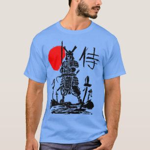 Japanese Samurai Sword Warrior Minimal Abstract Ar T-Shirt