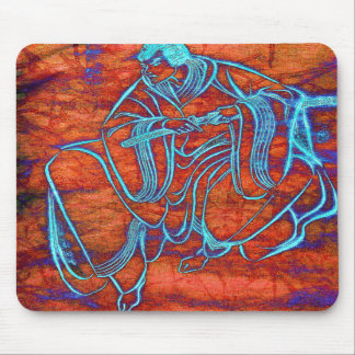 Japanese Samurai Swordsman Fine Art Mousepad