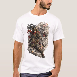 Japanese Samurai Tiger Tattoo T-Shirt | Irezumi Wa