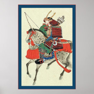 Japanese Samurai ~ Vintage Japanese Print