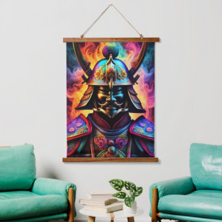 Japanese Samurai Wall Tapestry