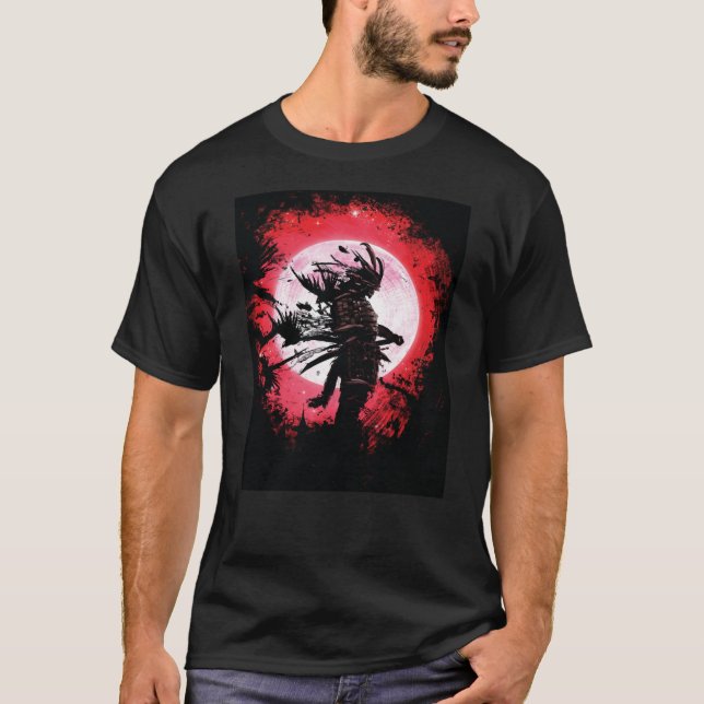 Japanese Samurai Warrior Anime 3018png3018 T-Shirt (Front)