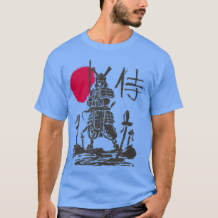Japanese Samurai Warrior Armour Costume Red Sun ( T-Shirt