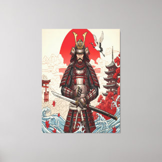 Japanese Samurai Warrior  Canvas Print