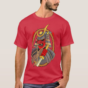 Japanese Samurai Warrior Graphic Design Art T-Shir T-Shirt