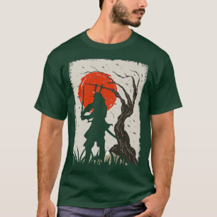 Japanese Samurai Warrior Japan Swordsman (2) T-Shirt