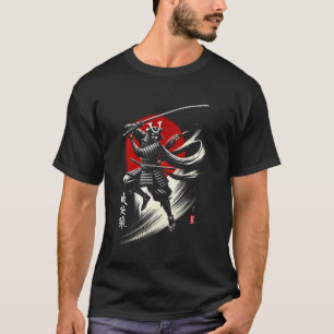 Japanese Samurai Warrior Japanese Ninja Men Women T-Shirt