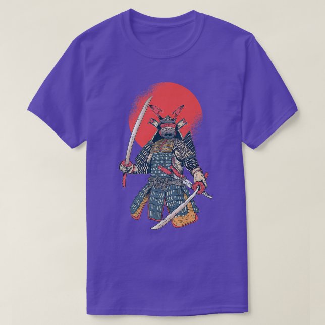 Japanese Samurai Warrior  Japanese Sun  T-Shirt (Design Front)