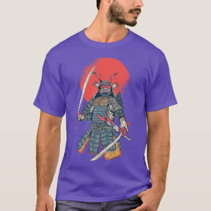 Japanese Samurai Warrior  Japanese Sun  T-Shirt
