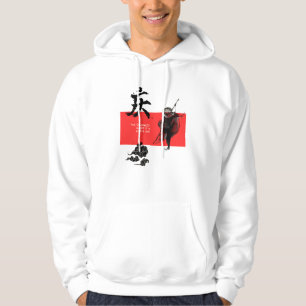 Japanese Samurai Warrior – Red Sun Japanese Art Hoodie