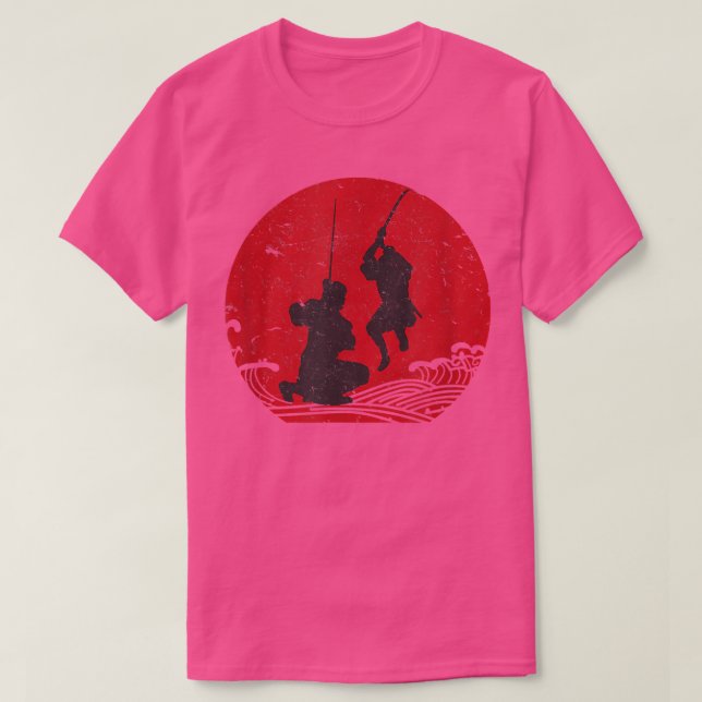 Japanese Samurai Warriors  T-Shirt (Design Front)