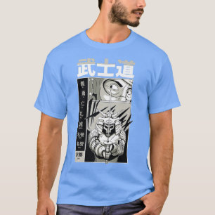Japanese Samurai with Kanji Cool Japan Warrior Ka T-Shirt
