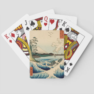 Japanese Sea of Satta Hiroshige Art  Playing Cards