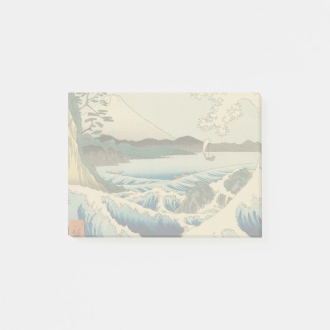 Japanese Sea of Satta Hiroshige Art  Post-it Notes (Front)