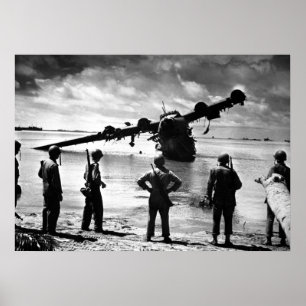 Japanese Sea Plane Poster