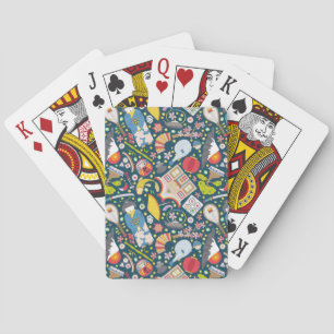 Japanese Seamless Pattern Playing Cards