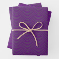 Japanese Seigaiha Wave | Grimace Purple