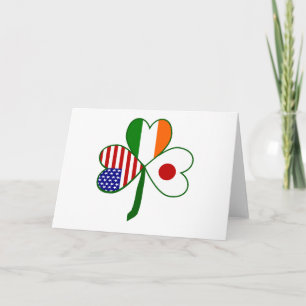 Japanese Shamrock Card