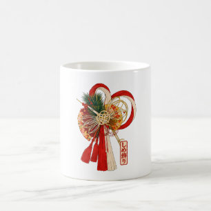 Japanese Shimekazari – New Year Decoration Coffee Mug