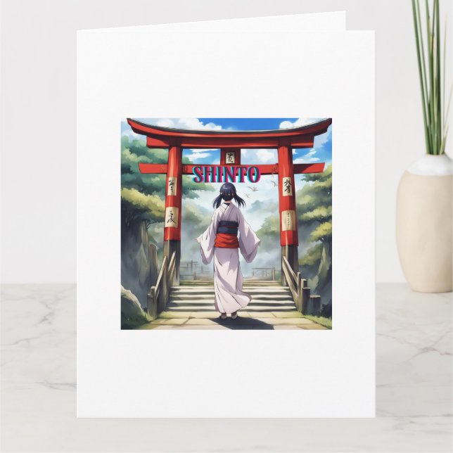 Japanese Shinto Religion Card (Front)