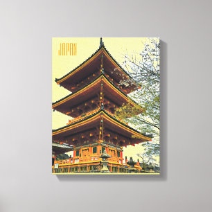 Japanese shrine scenery Japan travel Canvas Print