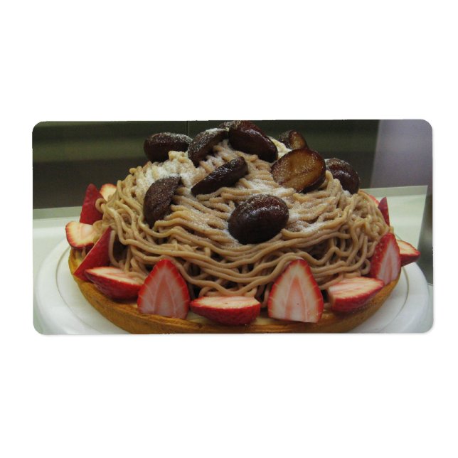 Japanese Spaghetti & Strawberry Cake (Front)