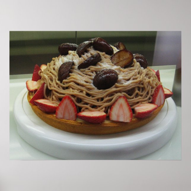 Japanese Spaghetti & Strawberry Cake Poster (Front)