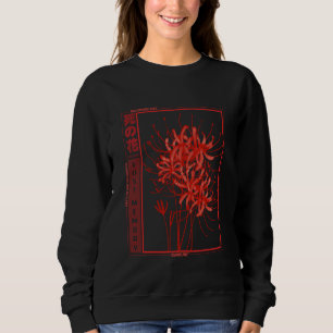 Japanese Spider Lily Flower Lover Anime Aesthetic Sweatshirt