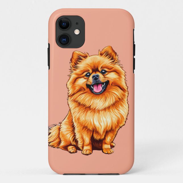 Japanese spitz dog Case-Mate iPhone case (Back)