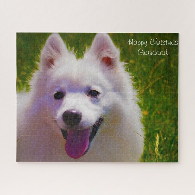 Japanese Spitz Dog. Jigsaw Puzzle (Horizontal)