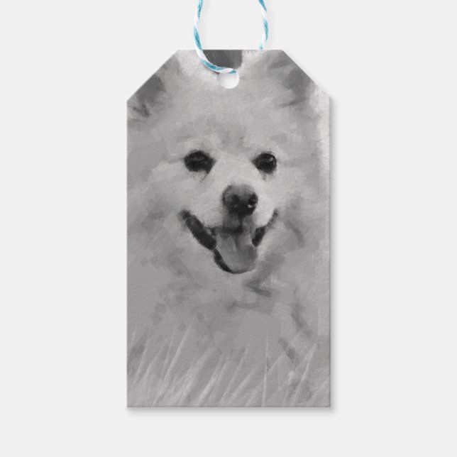 Japanese Spitz Gift Tags (Front)