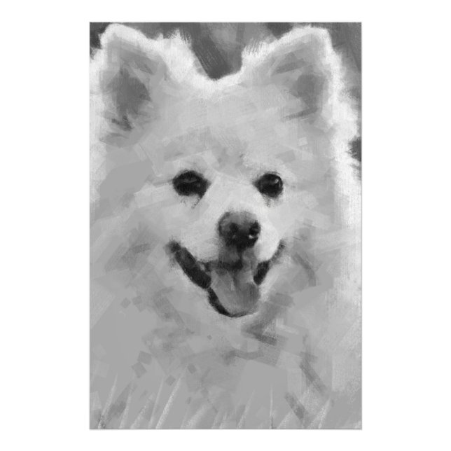 Japanese Spitz Photo Print (Front)