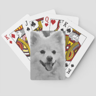 Japanese Spitz Playing Cards