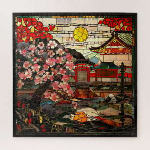 Japanese Stained Glass Art Puzzle