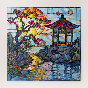 Japanese Stained Glass Art Puzzle
