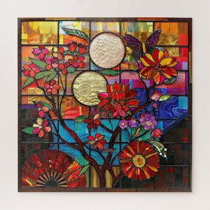 Japanese Stained Glass Art Puzzle