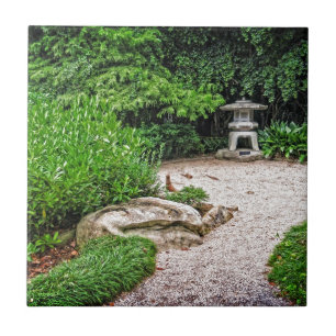 Japanese Stone Lantern Tile