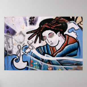 Japanese Street Art of Las Palmas Poster