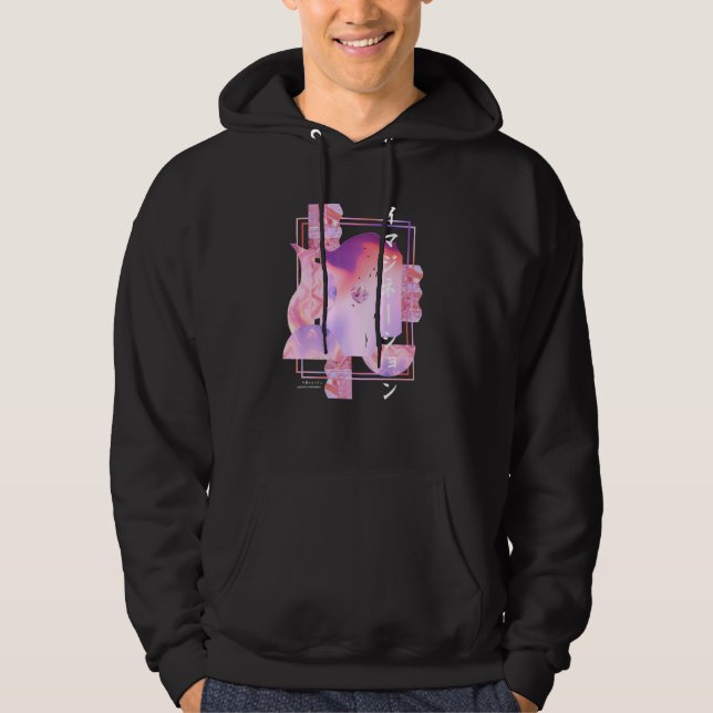 Japanese Street Cyberpunk Tokyo Streetwear Aesthet Hoodie (Front)