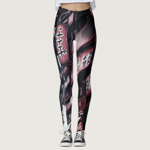 Japanese Street Cyberpunk Tokyo Streetwear Leggings