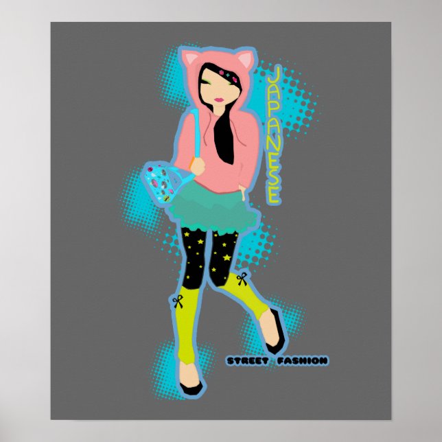 Japanese Street Fashion Poster (Front)