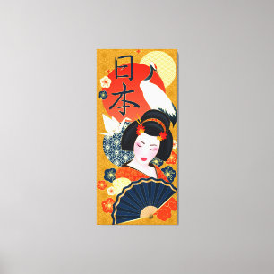 Japanese Style Art Canvas Print